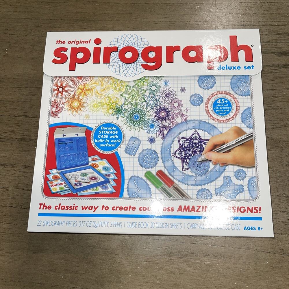 Spirograph The Original Spirograph Deluxe Set Art Drawing Kit Classic New
